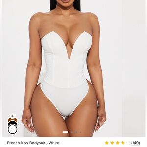 Fashion Nova White bodysuit